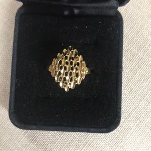 18K Gold Dome Ring